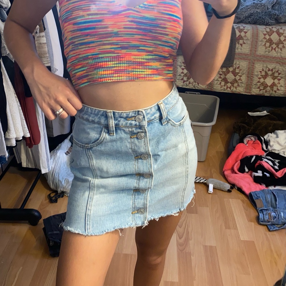 Pacsun jean skirt